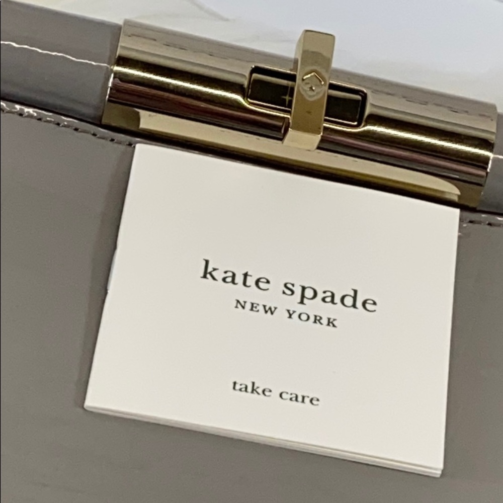 SOLD!! KATE SPADE ✖️ Soft Taupe Bag $698!! - Picture 2 of 16